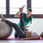 Woman getting Physical Therapy