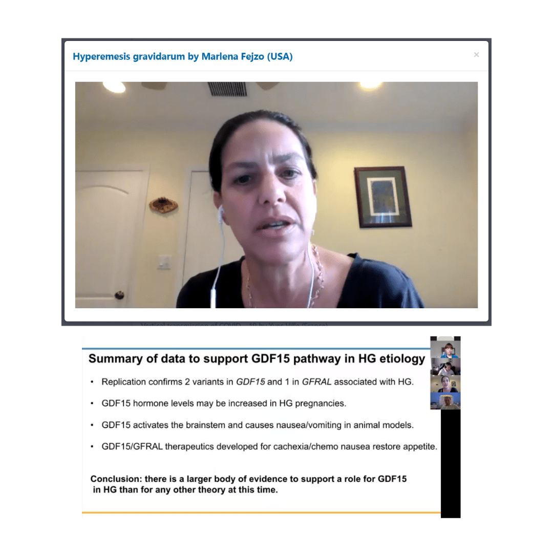 Dr. Fejzo speaks at the Fetal Medicine Foundation HER Foundation