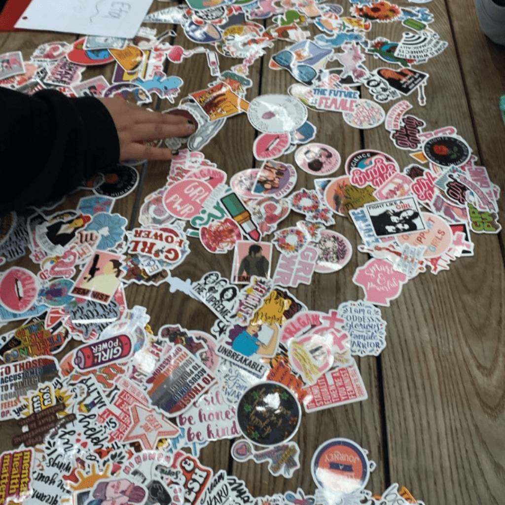 image of a variety of stickers