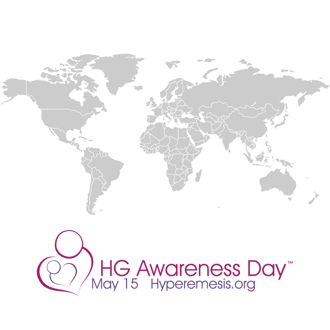 HG Awareness Day Logo with world map